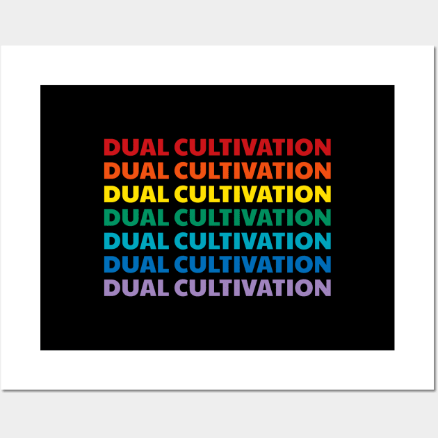 Dual Cultivation - Rainbow - Pride - Danmei Wall Art by Selma22Designs